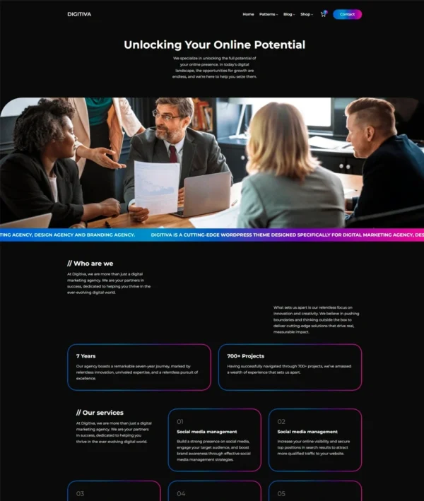 Digitiva Wordpress Theme