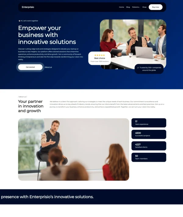 Enterprisio Wordpress Theme