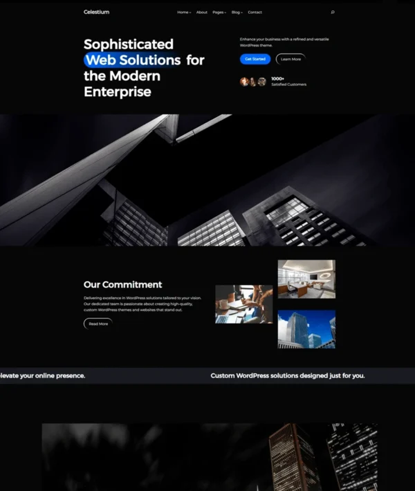 Celestium Wordpress Theme