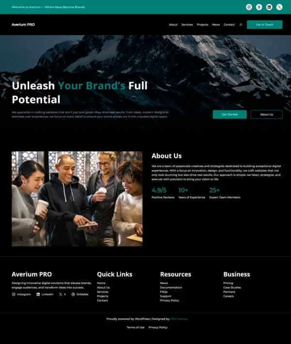 Averium Wordpress Theme