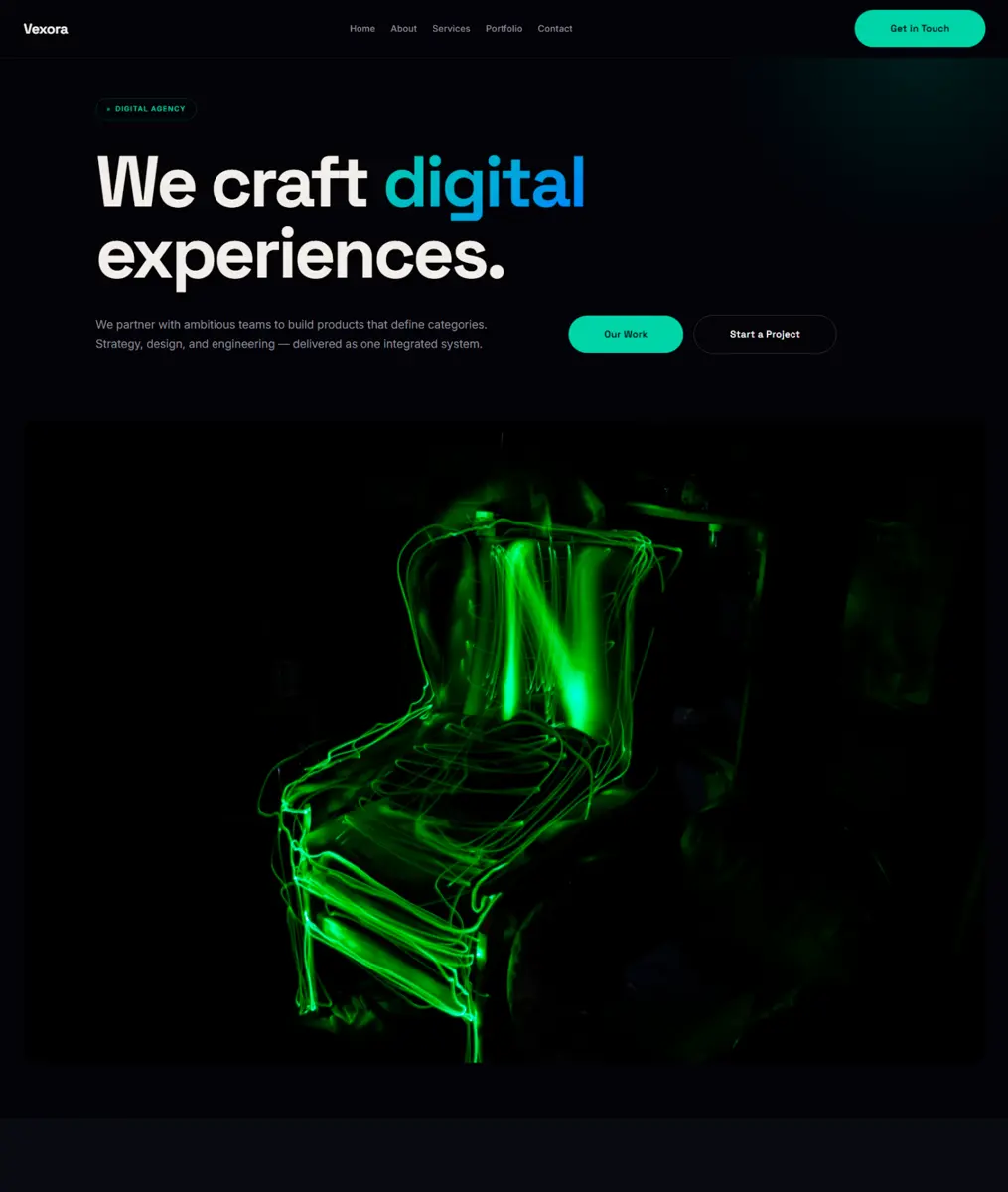 Vexora WordPress Theme